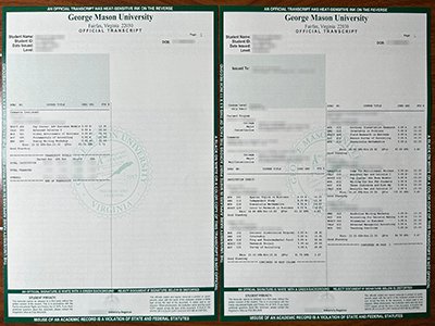 George Mason University transcript1