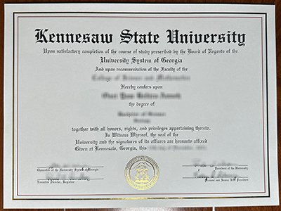 Kennesaw State University diploma1