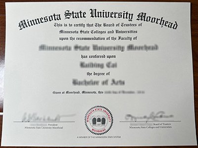 Minnesota State University Moorhead diploma1