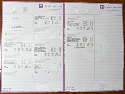 New York University transcript1