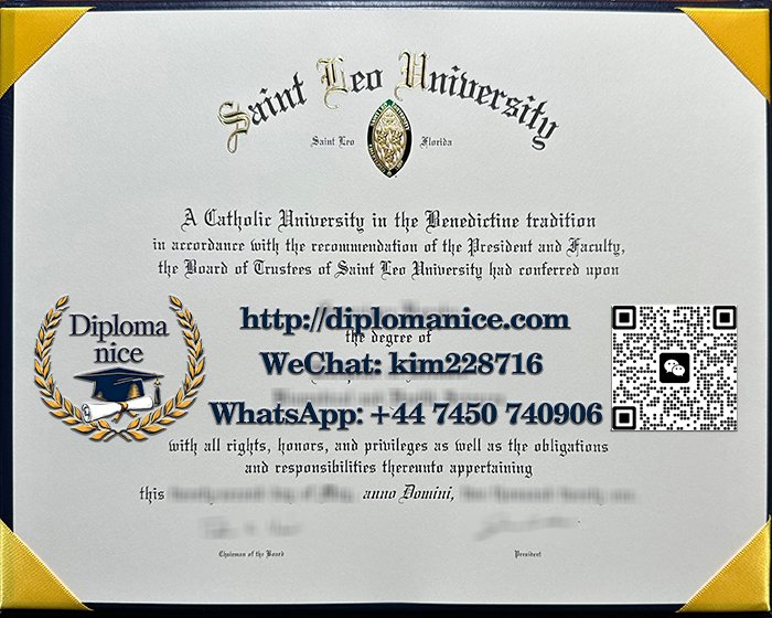 Saint Leo University diploma
