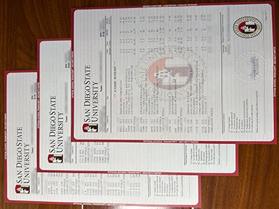 San Diego State University transcript1