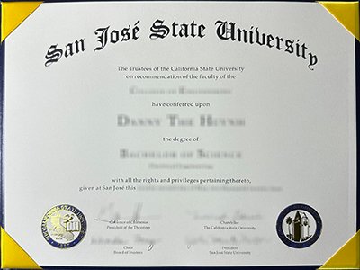 San Jose State University diploma1