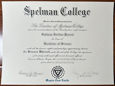 Spelman College diploma1