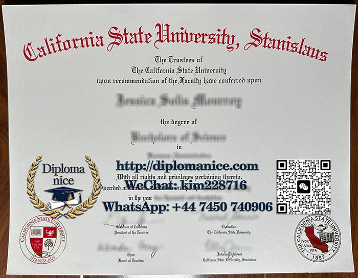 Stanislaus State diploma