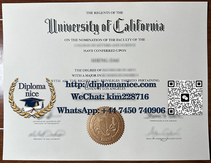 UC Los Angeles diploma