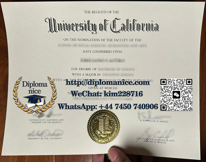 UC Merced diploma
