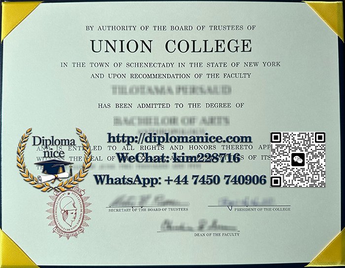 Union College diploma