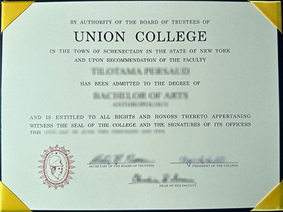 Union College diploma1