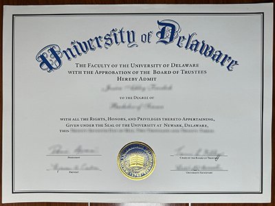 University of Delaware diploma1