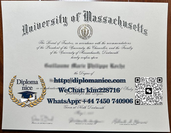 University of Massachusetts diploma