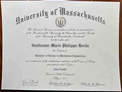 University of Massachusetts diploma1