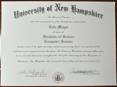 University of New Hampshire diploma1