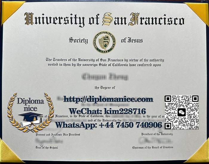 University of San Francisco diploma