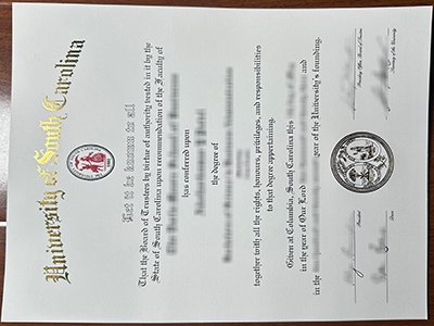 University of South Carolina diploma1