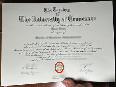 University of Tennessee diploma1