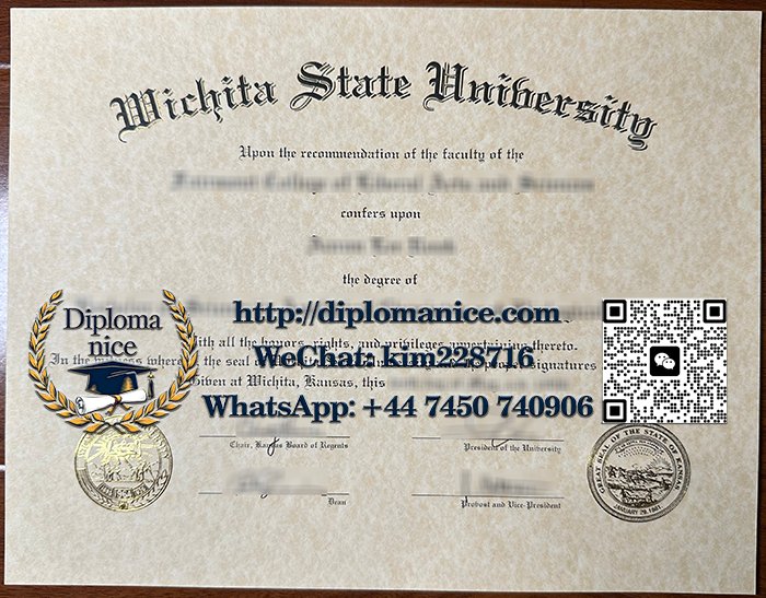 Wichita State University diploma