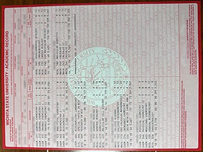 Wichita State University transcript1