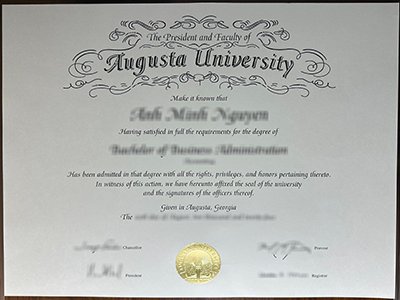 Augusta University diploma1