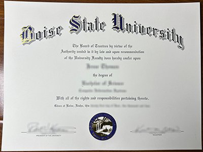 Boise State University diploma1
