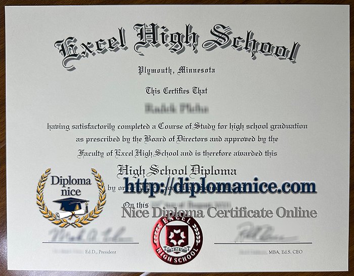 Excel High School diploma