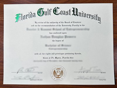 Florida Gulf Coast University diploma1