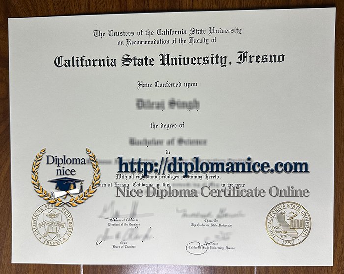 Fresno State diploma