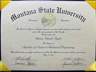 Montana State University diploma1