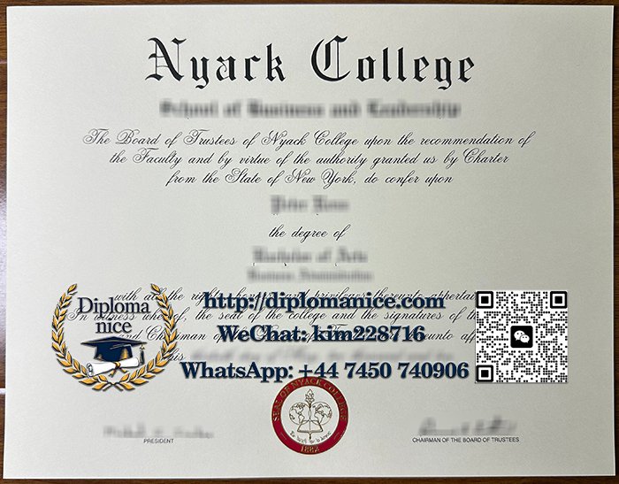 Nyack College diploma