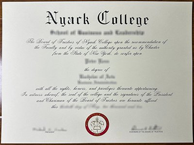 Nyack College diploma1