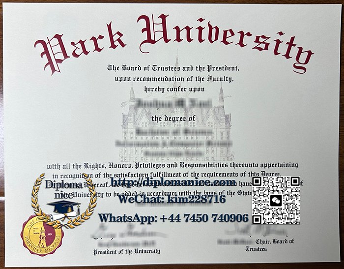 Park University diploma