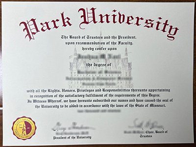 Park University diploma1