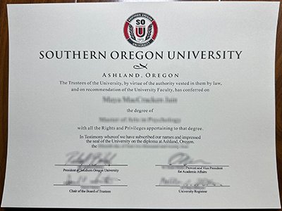 Southern Oregon University diploma1
