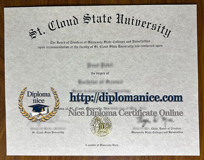 St. Cloud State University diploma