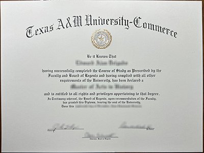 Texas A&M University - Commerce diploma1