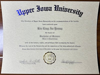 Upper Iowa University diploma1